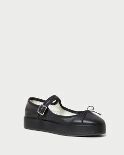 Loeffler Randall Leah Black Platform Mary Jane