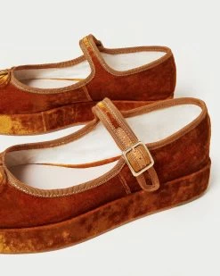 Loeffler Randall Leah Ochre Platform Mary Jane -Outlet Velin Studio Store LEAH VL OCHRE 3