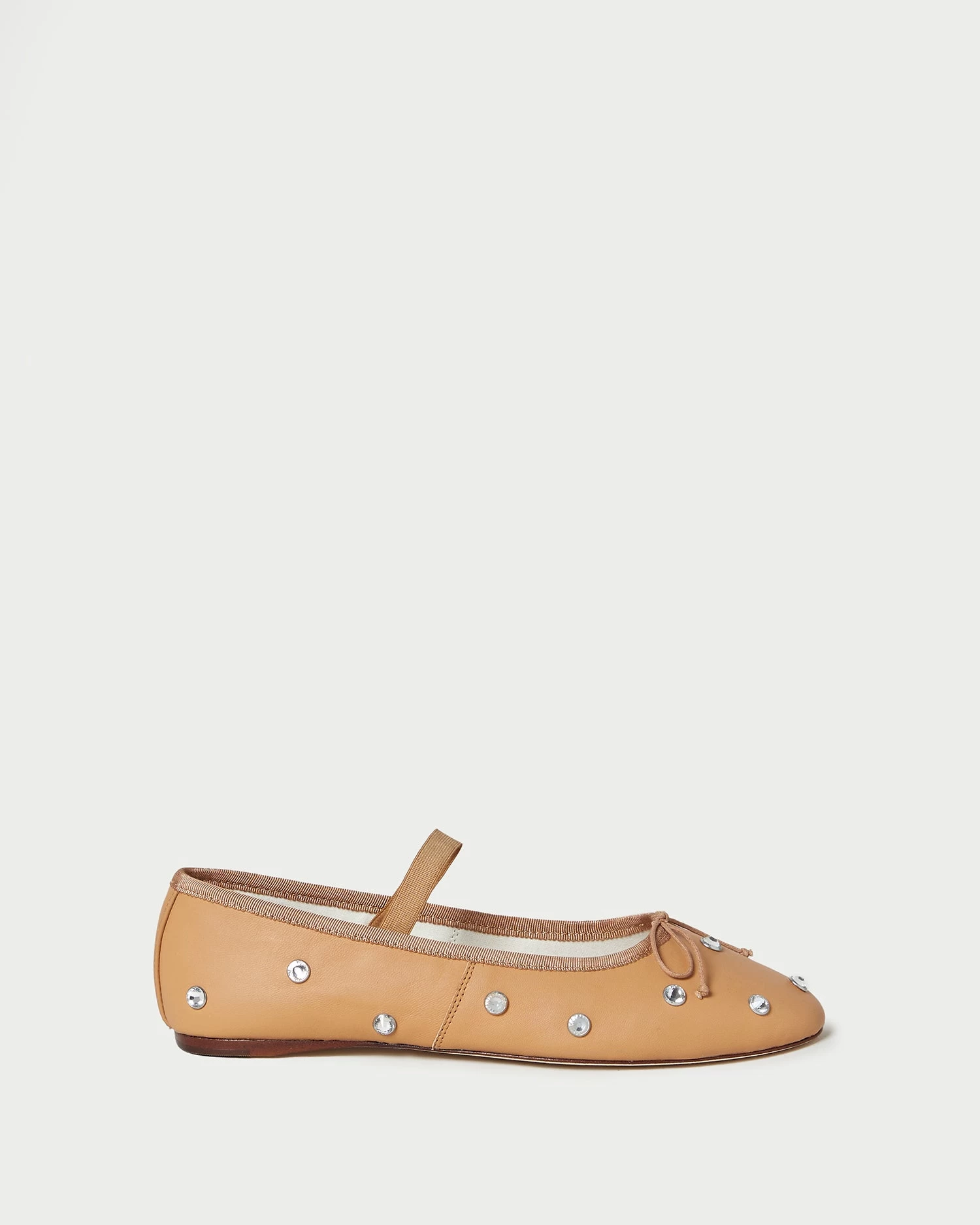 Loeffler Randall Leonie Caramel Crystal Ballet Flat 2 Loeffler Randall Leonie Caramel Crystal Ballet Flat - Image 2