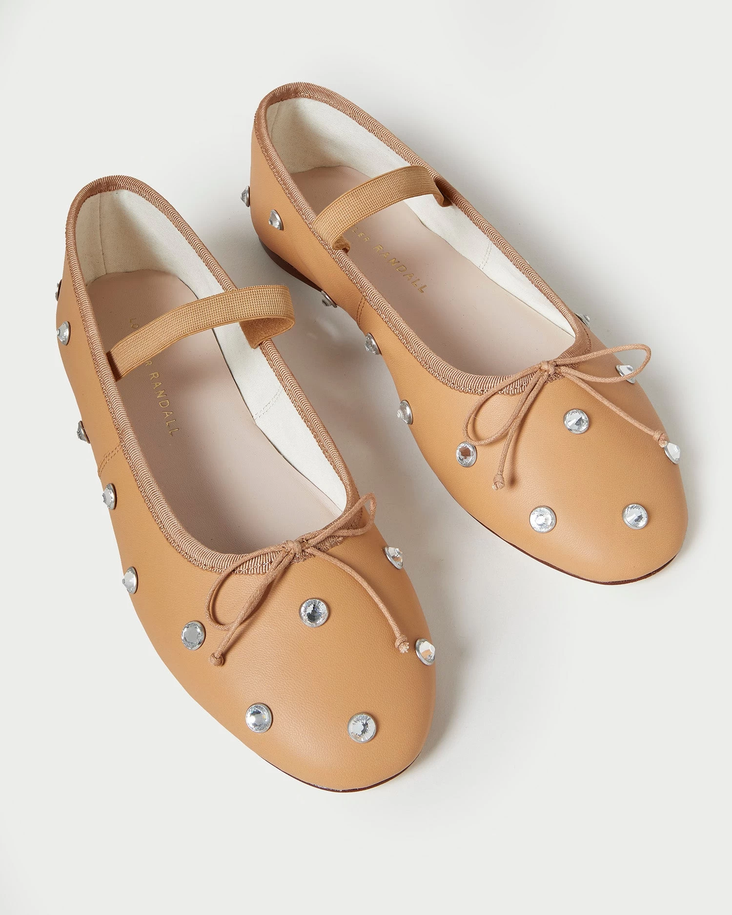 Loeffler Randall Leonie Caramel Crystal Ballet Flat 3 Loeffler Randall Leonie Caramel Crystal Ballet Flat - Image 3