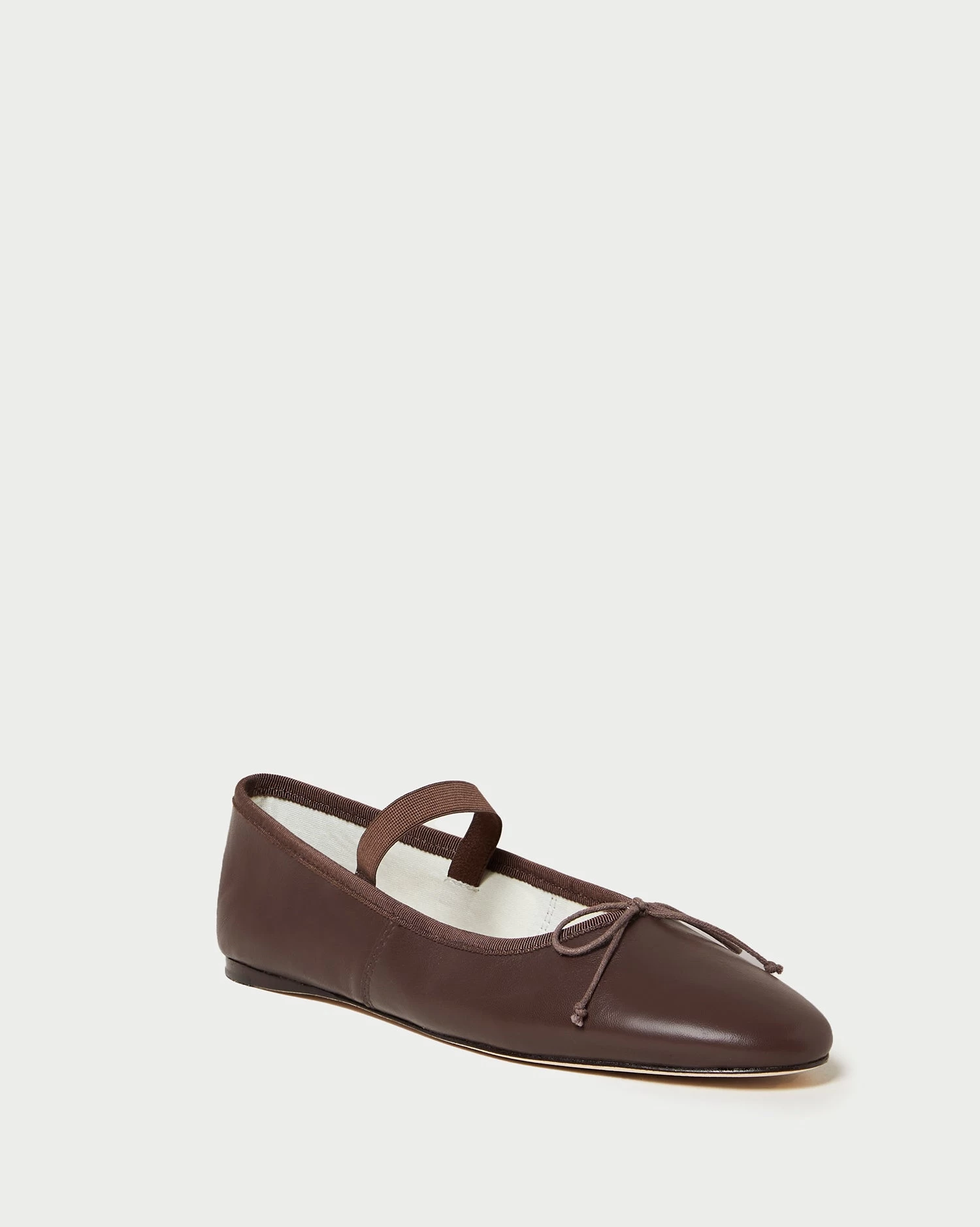 Loeffler Randall Leonie Chocolate Leather Ballet Flat 1 Loeffler Randall Leonie Chocolate Leather Ballet Flat