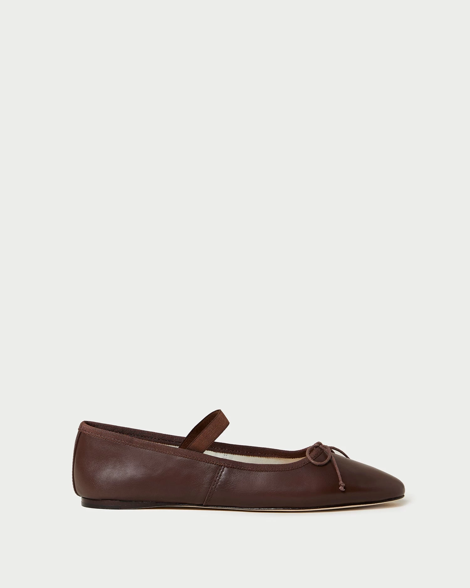 Loeffler Randall Leonie Chocolate Leather Ballet Flat 2 Loeffler Randall Leonie Chocolate Leather Ballet Flat - Image 2