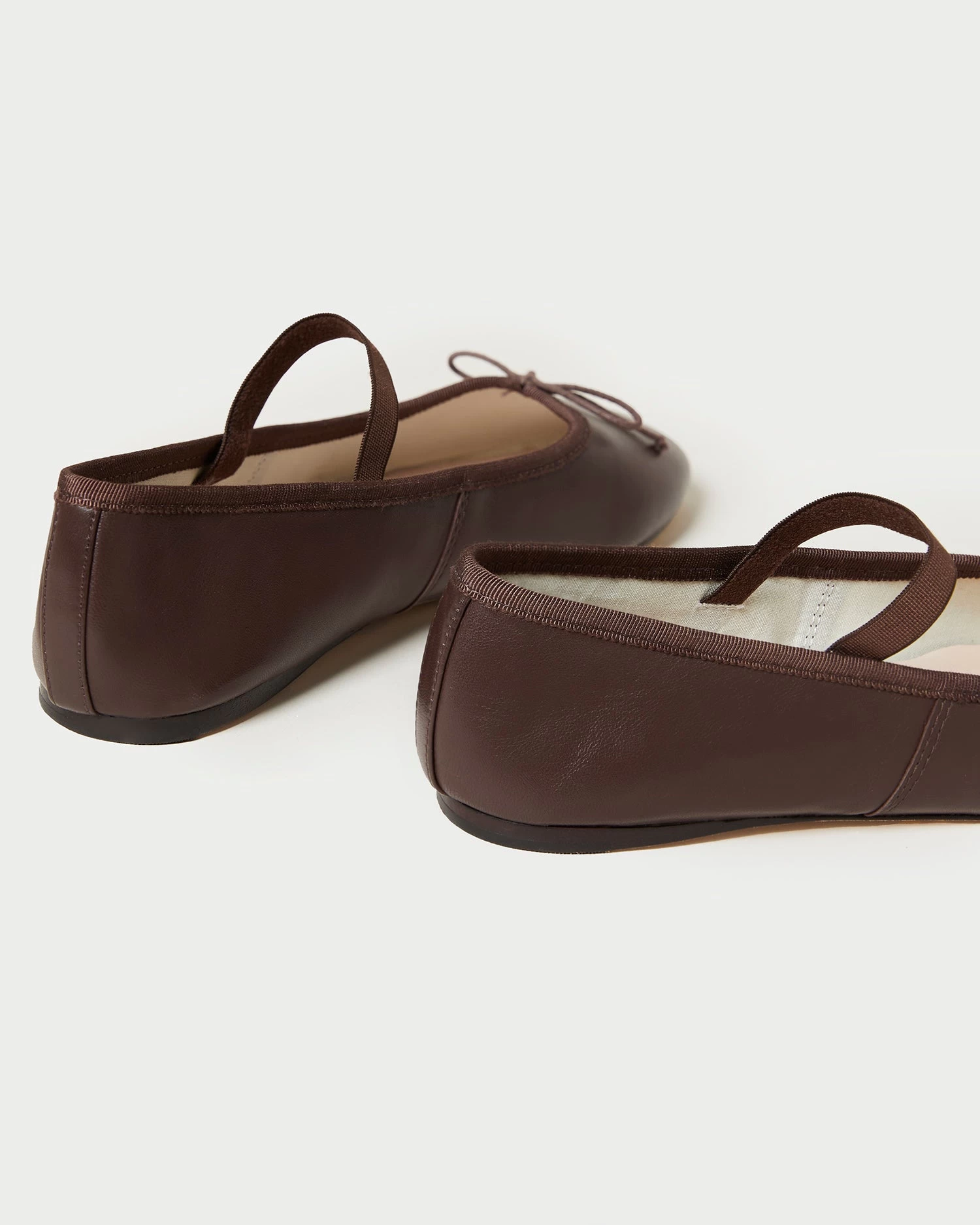Loeffler Randall Leonie Chocolate Leather Ballet Flat 4 Loeffler Randall Leonie Chocolate Leather Ballet Flat - Image 4