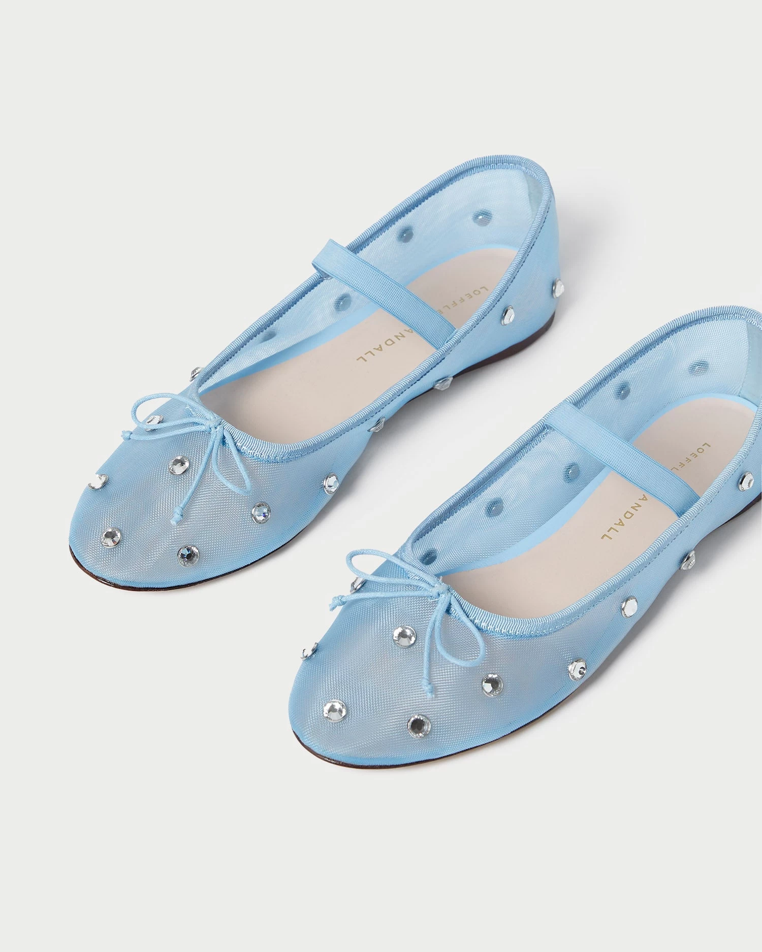Loeffler Randall Leonie Blue/Clear Ballet Flat 3 Loeffler Randall Leonie Blue/Clear Ballet Flat - Image 3