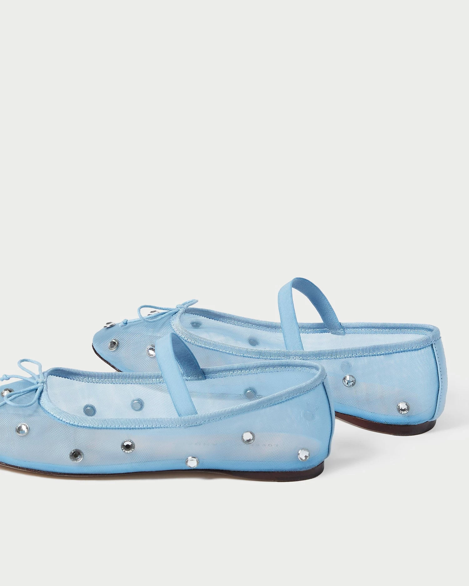 Loeffler Randall Leonie Blue/Clear Ballet Flat 4 Loeffler Randall Leonie Blue/Clear Ballet Flat - Image 4