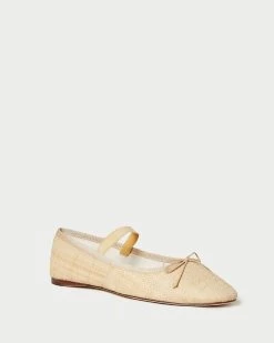 Loeffler Randall Leonie Natural Ballet Flat