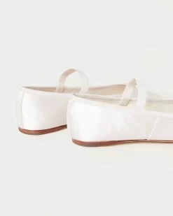 Loeffler Randall Leonie Cream Ballet Flat 8 Loeffler Randall Leonie Cream Ballet Flat -Outlet Velin Studio Store LEONIE SATN CREAM 4