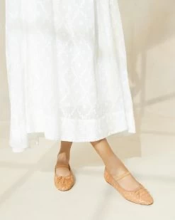 Loeffler Randall Leonie Honey Ballet Flat -Outlet Velin Studio Store LEONIE SWL HONEY 1489456