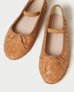 Loeffler Randall Leonie Honey Ballet Flat -Outlet Velin Studio Store LEONIE SWL HONEY 3