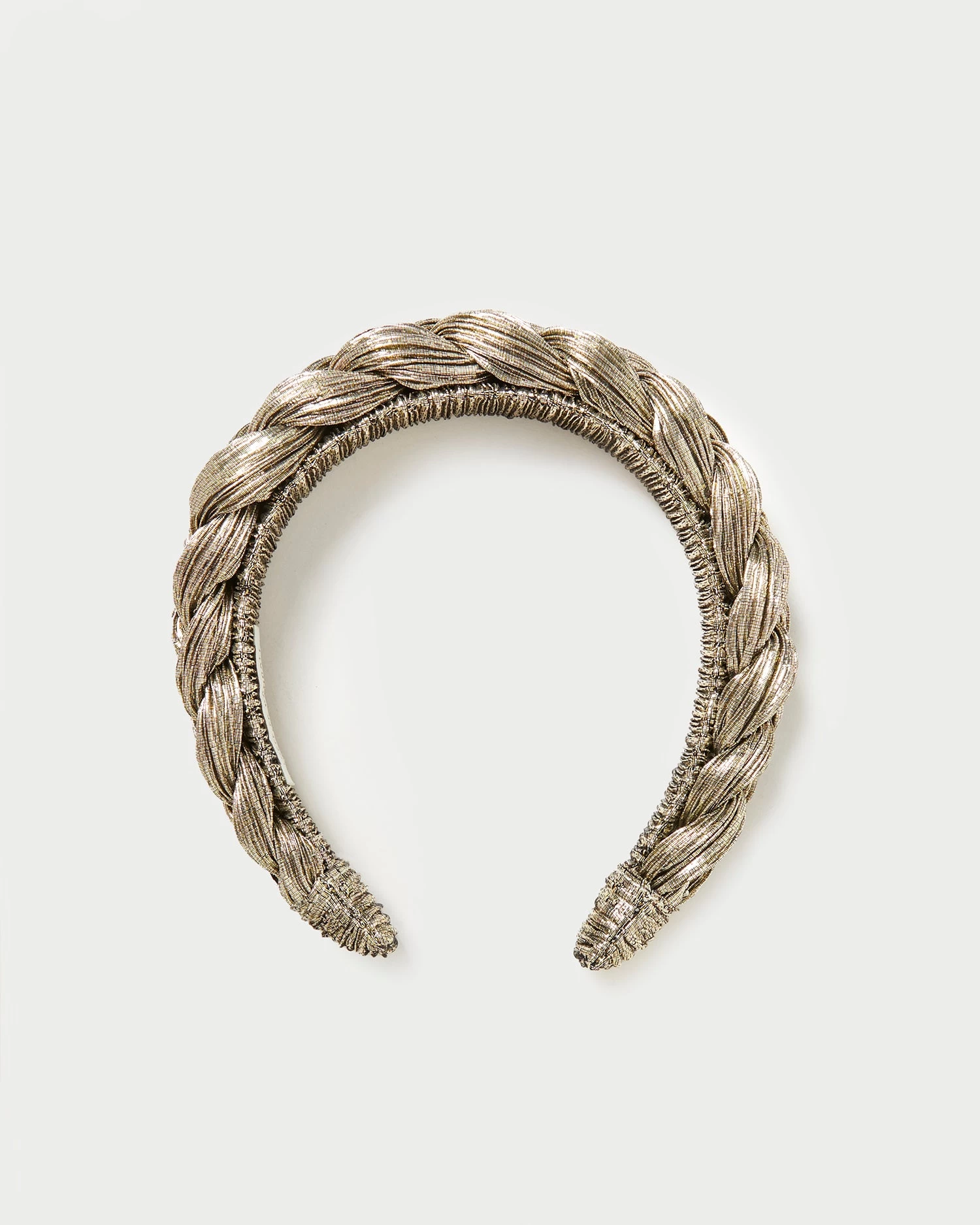 Loeffler Randall Lilac Dark Gold Braided Headband 1 Loeffler Randall Lilac Dark Gold Braided Headband