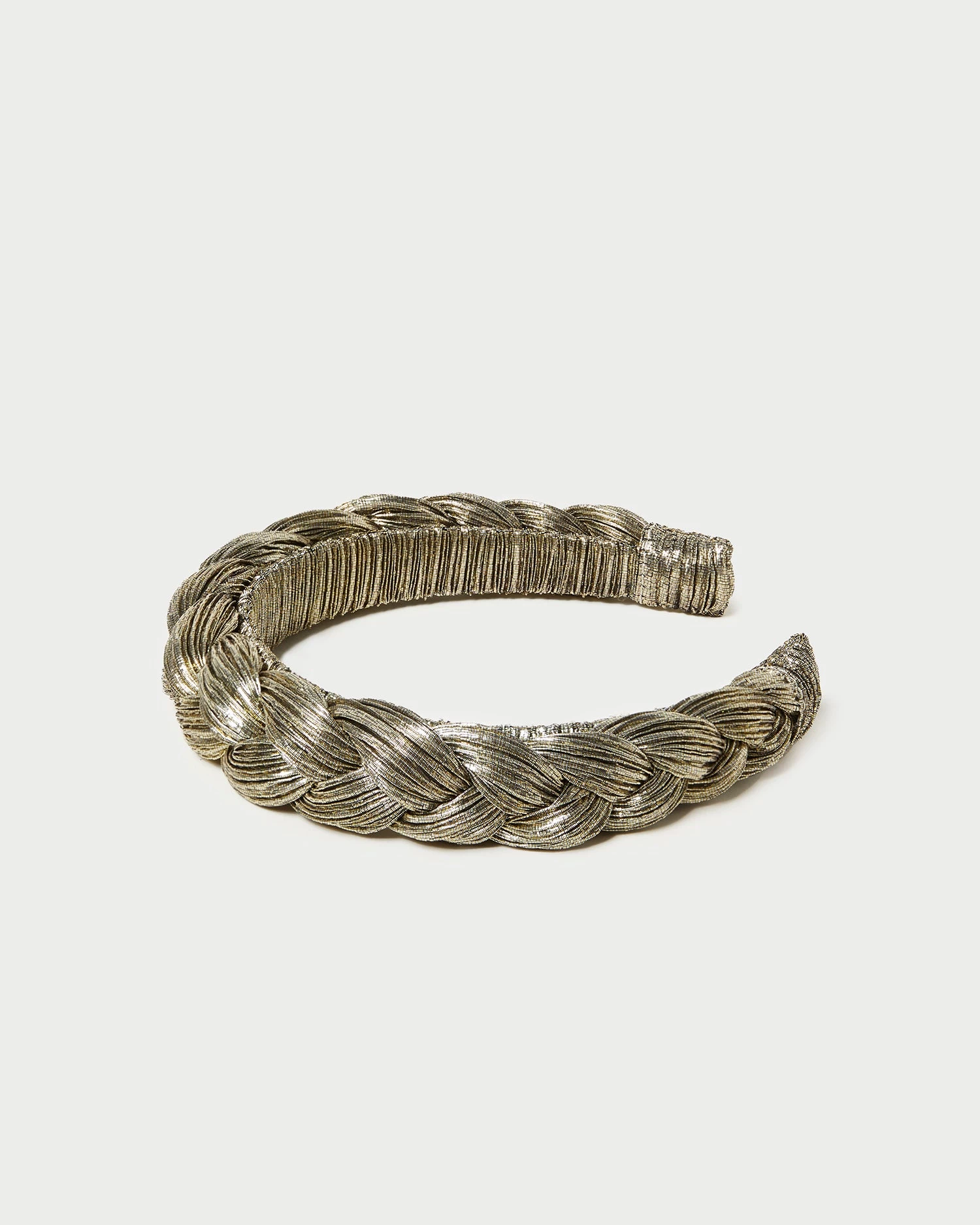 Loeffler Randall Lilac Dark Gold Braided Headband 2 Loeffler Randall Lilac Dark Gold Braided Headband - Image 2