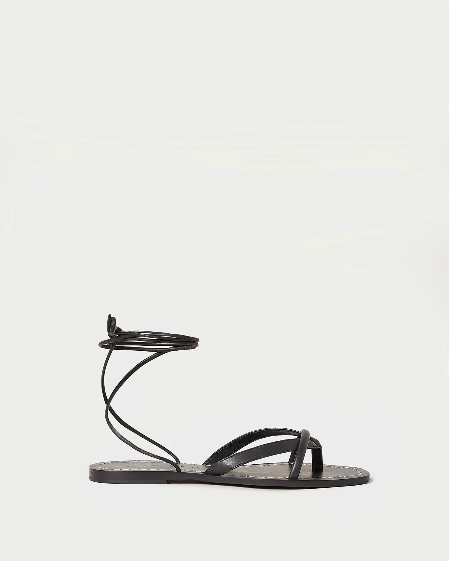 Loeffler Randall Lilla Black Thong Wrap Sandal 2 Loeffler Randall Lilla Black Thong Wrap Sandal - Image 2