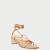 Loeffler Randall Lola Honey Knot Lace-Up Mid-Heel
