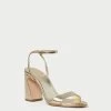 Loeffler Randall Malia Champagne Curved-Heel Sandal