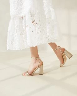 Loeffler Randall Malia Champagne Curved-Heel Sandal -Outlet Velin Studio Store MALIA CM CHMPN 1663copy 1