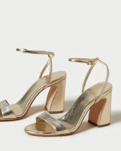 Loeffler Randall Malia Champagne Curved-Heel Sandal -Outlet Velin Studio Store MALIA CM CHMPN 3