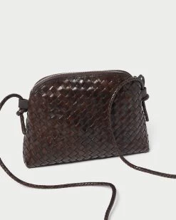 Loeffler Randall Mallory Chocolate Woven Crossbody -Outlet Velin Studio Store MALLORY SWL CHOCO 3