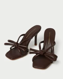 Loeffler Randall Margi Chocolate Bow Heel -Outlet Velin Studio Store MARGI N CHOCO 3 1