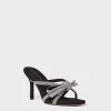 Loeffler Randall Margi Black/Rhinestone Suede Bow Heel