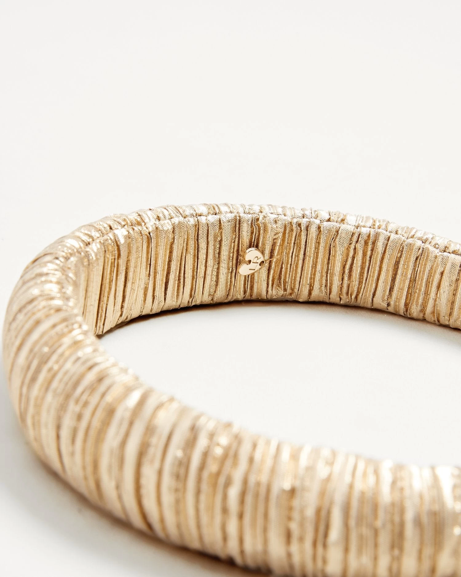 Loeffler Randall Marina Gold Puffy Headband 2 Loeffler Randall Marina Gold Puffy Headband - Image 2