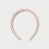 Loeffler Randall Marina Pink Gingham Puffy Headband