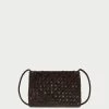 Loeffler Randall Marison Chocolate Woven Crossbody