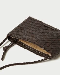 Loeffler Randall Marison Chocolate Woven Crossbody -Outlet Velin Studio Store MARISON WL CHOCO 3copy