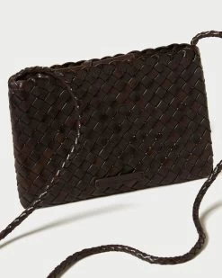Loeffler Randall Marison Chocolate Woven Crossbody -Outlet Velin Studio Store MARISON WL CHOCO 4copy