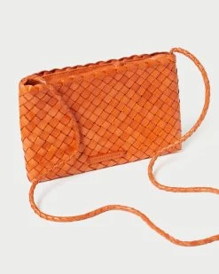 Loeffler Randall Marison Tangerine Woven Crossbody -Outlet Velin Studio Store MARISON WL TANG 2