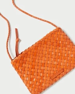 Loeffler Randall Marison Tangerine Woven Crossbody -Outlet Velin Studio Store MARISON WL TANG 3