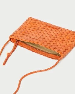 Loeffler Randall Marison Tangerine Woven Crossbody -Outlet Velin Studio Store MARISON WL TANG 4