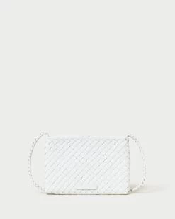 Loeffler Randall Marison White Woven Crossbody