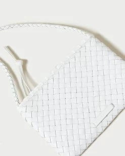 Loeffler Randall Marison White Woven Crossbody -Outlet Velin Studio Store MARISON WL WHITE 3copy