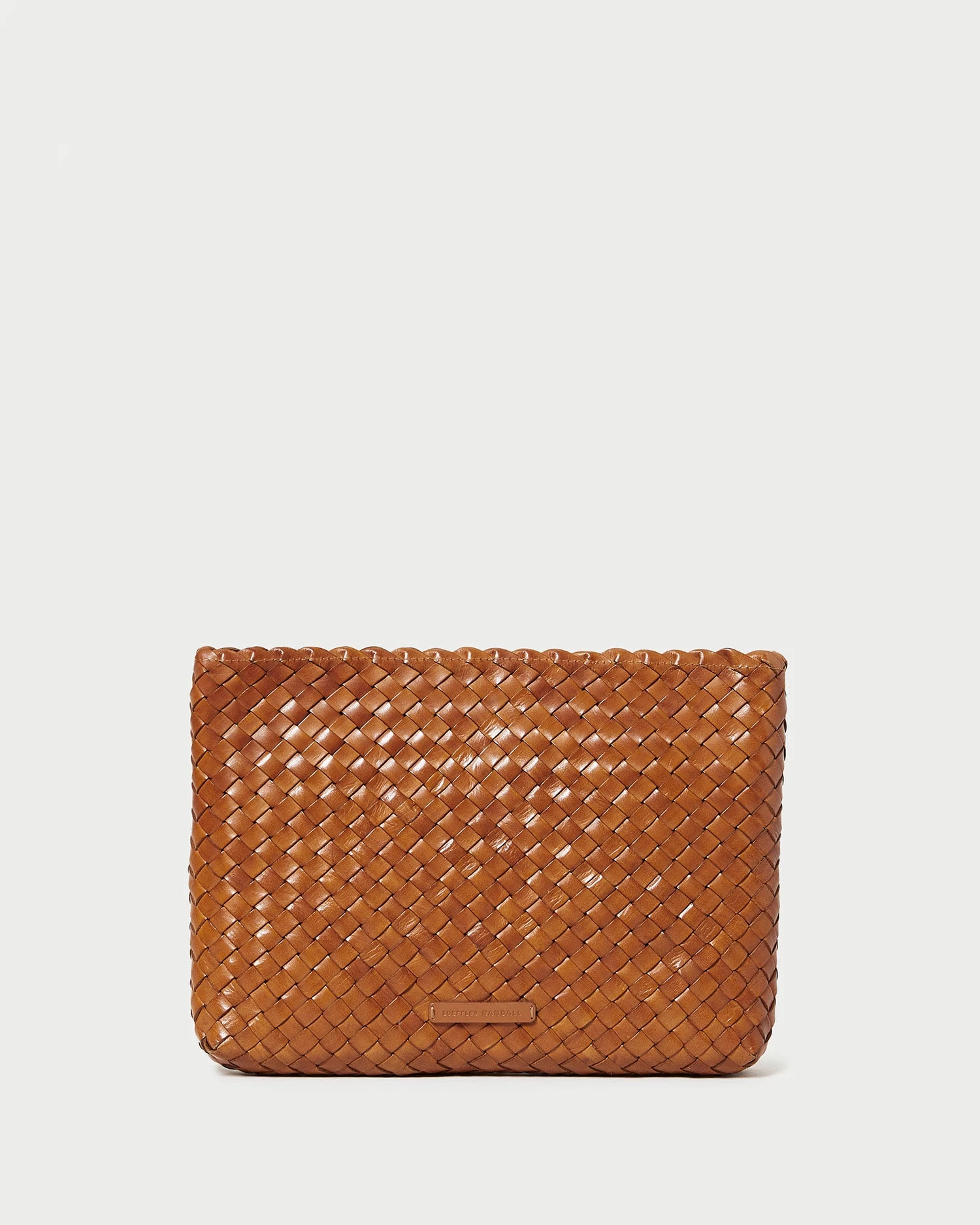 Loeffler Randall Marissa Timber Flat Woven Clutch 1 Loeffler Randall Marissa Timber Flat Woven Clutch
