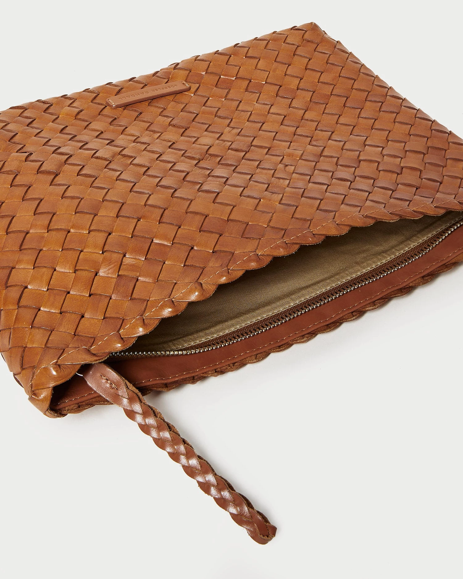 Loeffler Randall Marissa Timber Flat Woven Clutch 4 Loeffler Randall Marissa Timber Flat Woven Clutch - Image 4