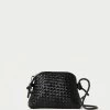 Loeffler Randall Marybeth Black Mini Woven Crossbody