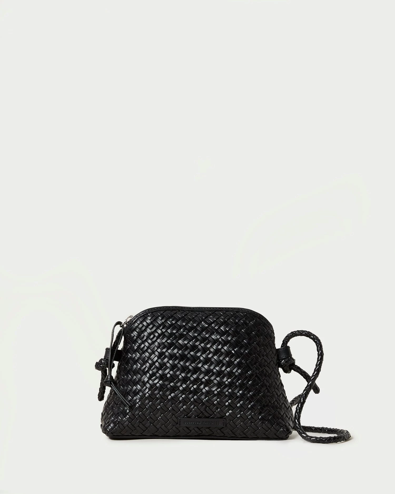 Loeffler Randall Marybeth Black Mini Woven Crossbody 1 Loeffler Randall Marybeth Black Mini Woven Crossbody