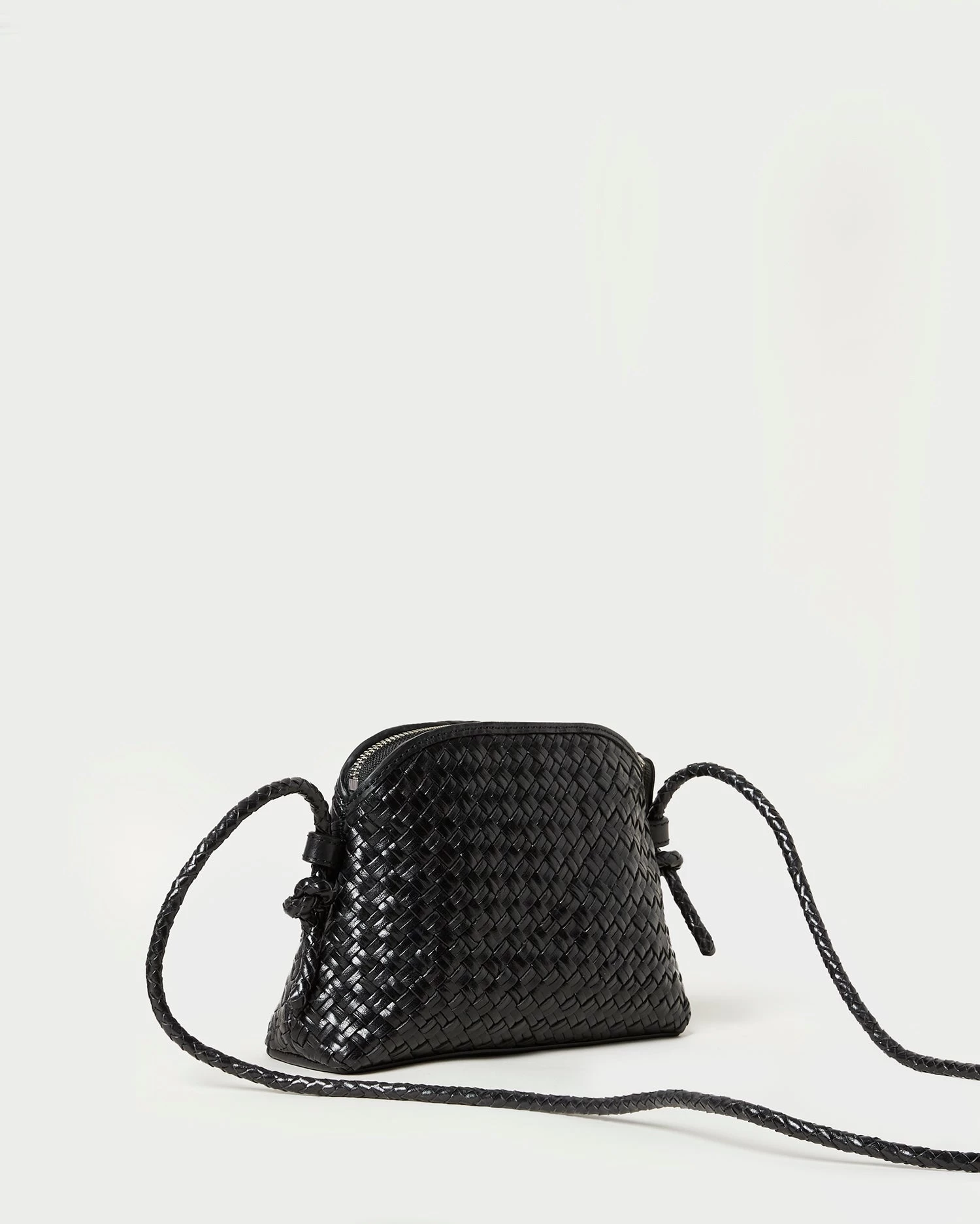 Loeffler Randall Marybeth Black Mini Woven Crossbody 2 Loeffler Randall Marybeth Black Mini Woven Crossbody - Image 2