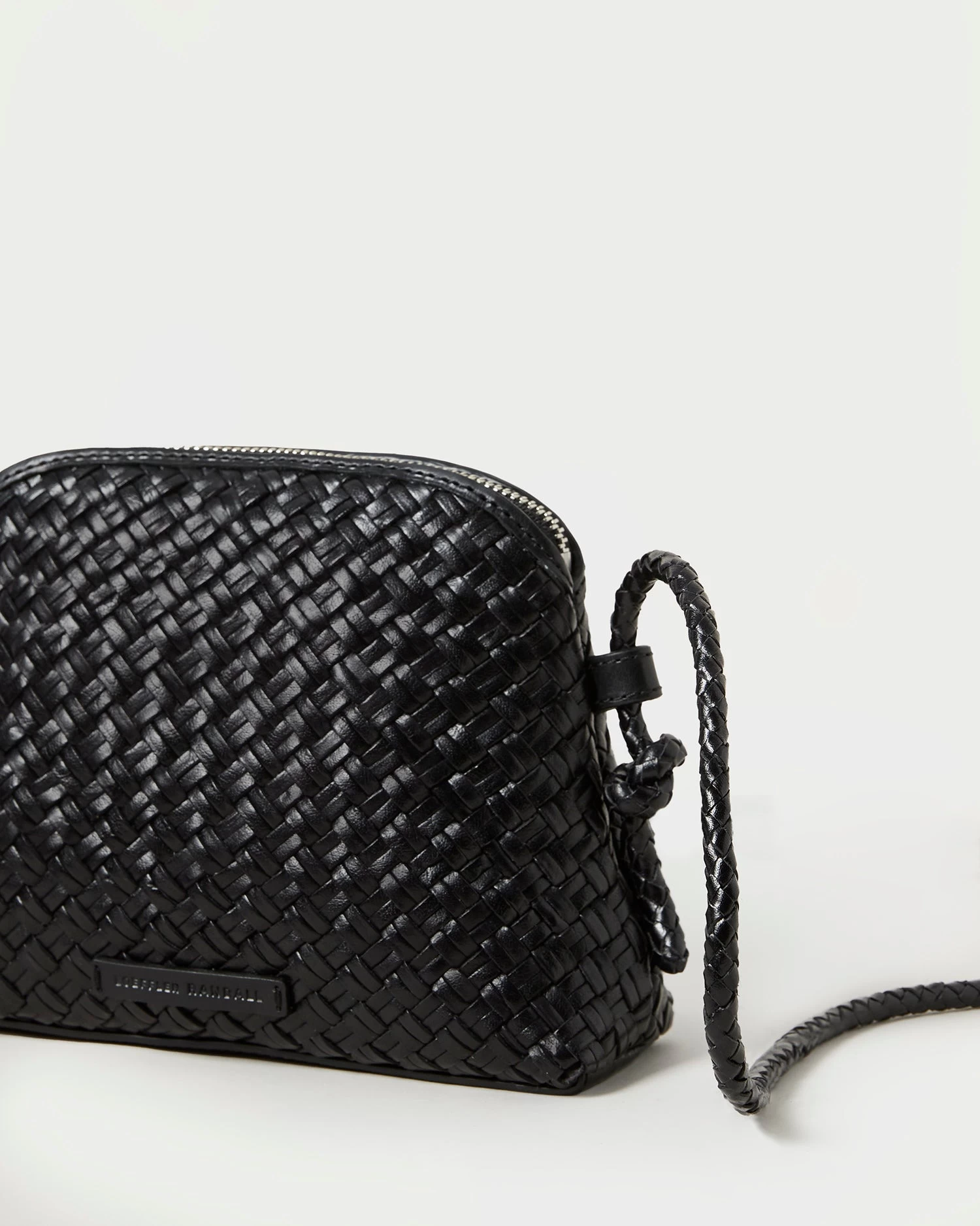 Loeffler Randall Marybeth Black Mini Woven Crossbody 3 Loeffler Randall Marybeth Black Mini Woven Crossbody - Image 3