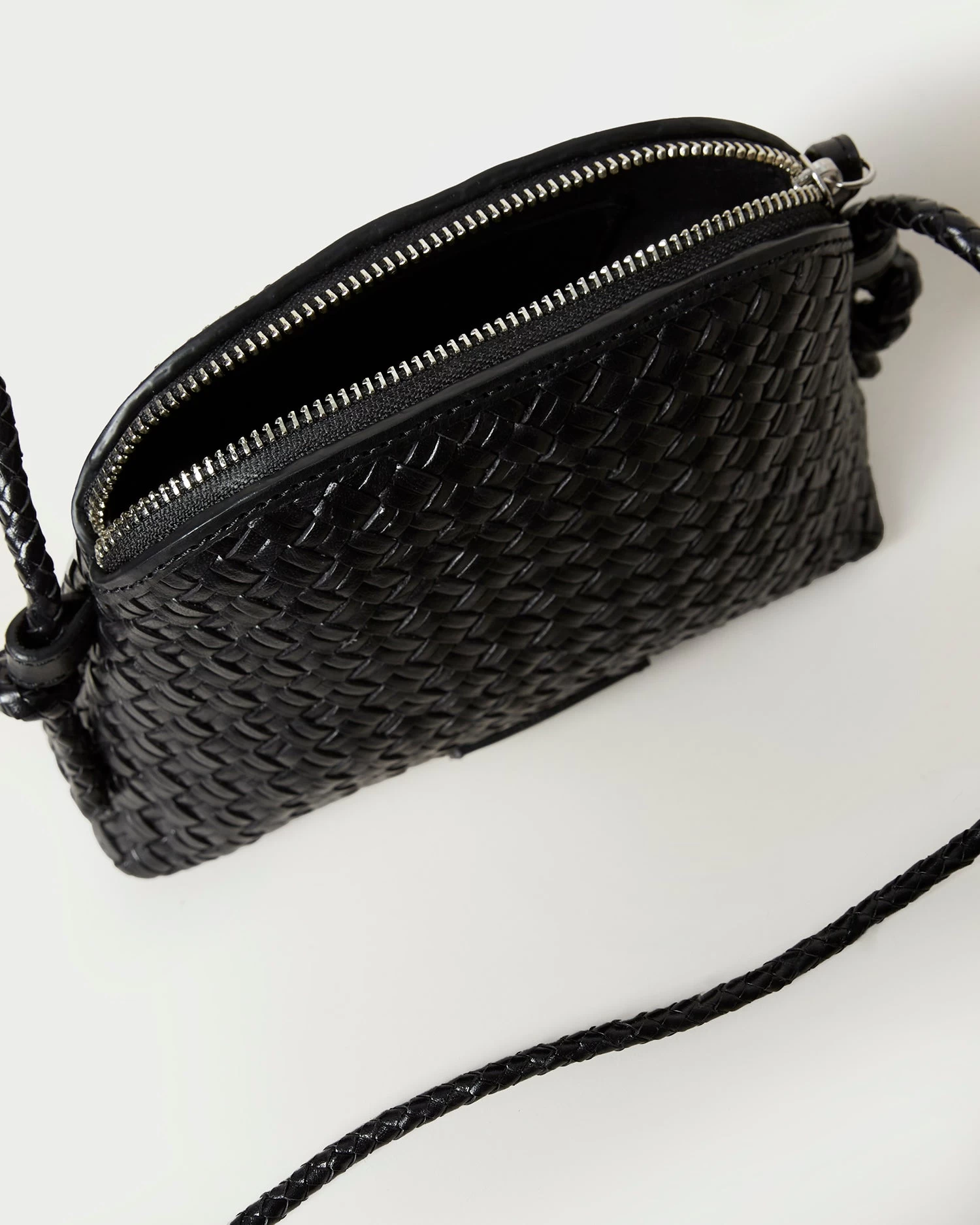 Loeffler Randall Marybeth Black Mini Woven Crossbody 4 Loeffler Randall Marybeth Black Mini Woven Crossbody - Image 4