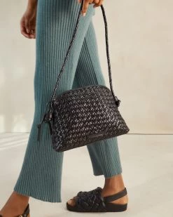 Loeffler Randall Marybeth Black Mini Woven Crossbody 9 Loeffler Randall Marybeth Black Mini Woven Crossbody -Outlet Velin Studio Store MARYBETH WL BLACK 5