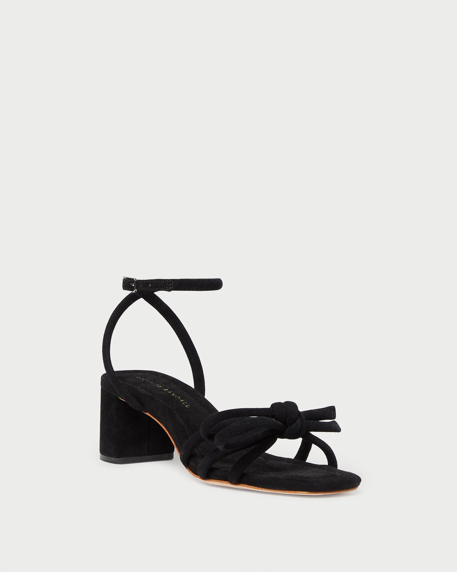 Loeffler Randall Mikel Black Bow Mid-Heel Sandal 1 Loeffler Randall Mikel Black Bow Mid-Heel Sandal