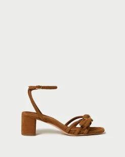 Loeffler Randall Mikel Cacao Bow Mid-Heel Sandal -Outlet Velin Studio Store MIKEL KS CACAO 2copy