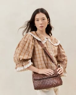 Loeffler Randall Miller Safari Woven Shoulder Bag -Outlet Velin Studio Store MILLER WL SASAF 038copy