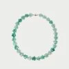 Loeffler Randall Mina Sage Floral Beaded Necklace