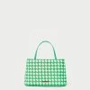 Loeffler Randall Minnow Green/Cream Mini Tote