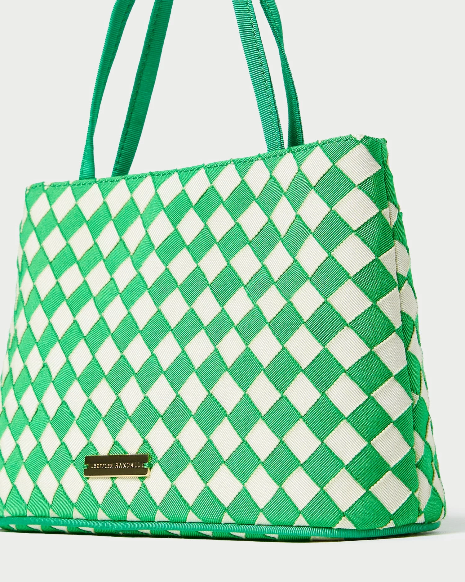 Loeffler Randall Minnow Green/Cream Mini Tote 3 Loeffler Randall Minnow Green/Cream Mini Tote - Image 3
