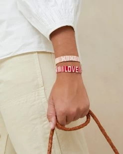 Loeffler Randall Red Love/Pink XOXO Bracelets 9 Loeffler Randall Red Love/Pink XOXO Bracelets -Outlet Velin Studio Store MayanBracelet LoveXOXO 5
