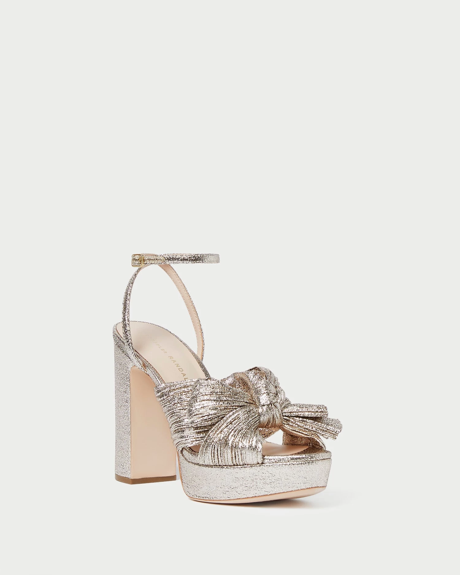 Loeffler Randall Natalia Champagne Platform Bow Heel 1 Loeffler Randall Natalia Champagne Platform Bow Heel