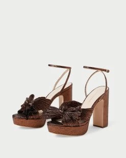 Loeffler Randall Natalia Mocha Platform Bow Heel -Outlet Velin Studio Store NATALIA PLA MOCHA 4